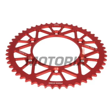 Zadní rozeta -JT- JTA210,51RED, 51 zubů, červený, hliníkový, Honda CR 125 1983-1999, 2002, CR 500 1984-1991, CRF 250 2004-2010, CRF 450 2005-2026