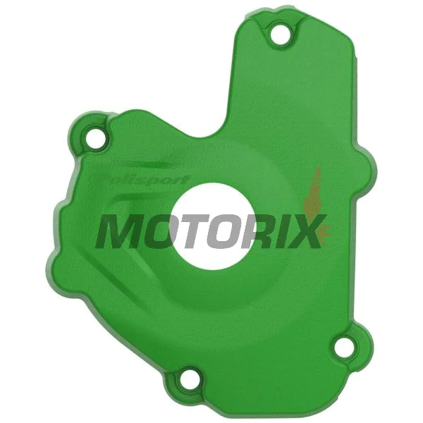 Chránič víka statoru -POLISPORT- zelený, KAWASAKI KX 250 2013-2016