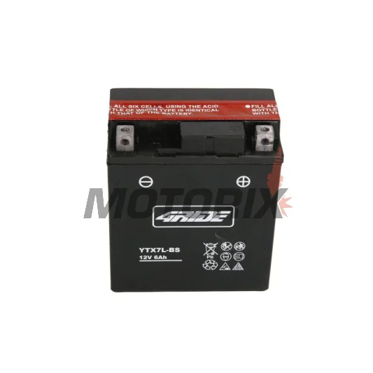 Akumulátor -4 RIDE- YTX7L-BS 4RIDE, 6Ah 12V