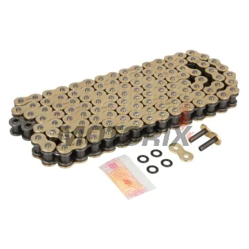 Řetěz -DID- 530VX3G&B-120, velikost 530, 120 článků, zesílený, zlatá/černá