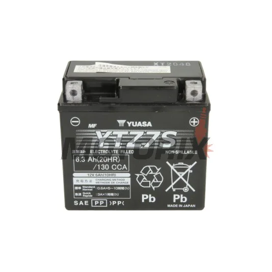 Akumulátor -YUASA- YTZ7S, 6Ah 12V