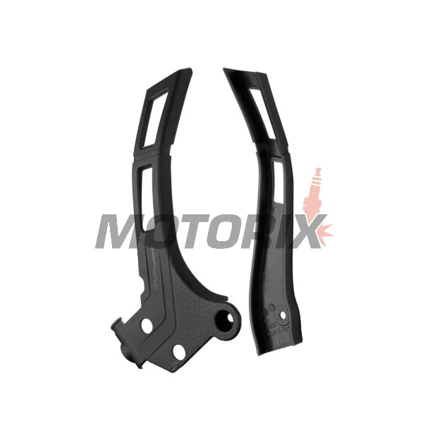Chrániče rámu -POLISPORT- černý, FANTIC XE; YAMAHA YZ 125/250 2005-2024