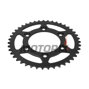 Zadní rozeta -JT- JTR735,43, 43 zubů, ocelový, Ducati 851 851 1989-1992, 888 888 1993-1994, 900 900 1991-1997, 907 907 1991-1992, MH 900 2002, Monster 400 2001-2008, Monster 600 1994-2001, Monster 620 2002-2006, Monster 695 2007-2008