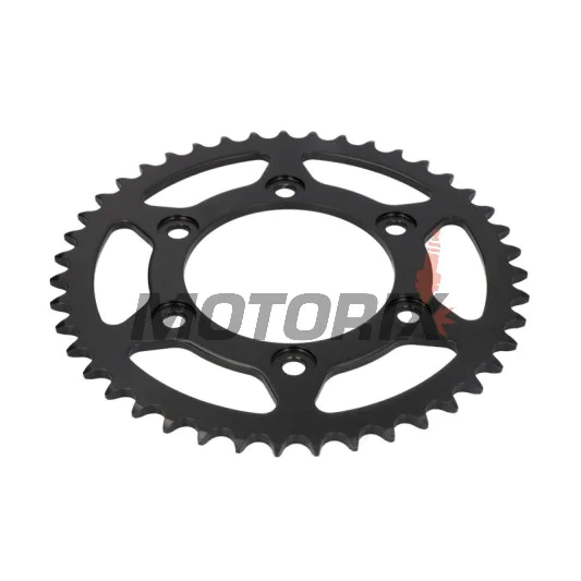 Zadní rozeta -JT- JTR735,43, 43 zubů, ocelový, Ducati 851 851 1989-1992, 888 888 1993-1994, 900 900 1991-1997, 907 907 1991-1992, MH 900 2002, Monster 400 2001-2008, Monster 600 1994-2001, Monster 620 2002-2006, Monster 695 2007-2008
