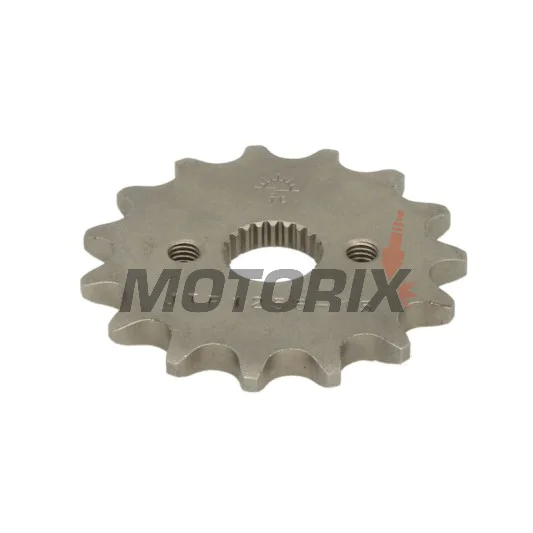 Přední pastorek -JT- JTF1256,15, 15 zubů, Honda CR 80 1987-2004, CR 85 2003-2007, CRF 50 2004-2016, CRF 70 2004-2012, XR 50 2000-2004, XR 70 2000-2003