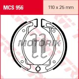 Brzdové čelisti -TRW- MCS956, 110x25mm, MBK Active50 Booster/Booster NG/Booster Rocket Fizz50 Forte50 Flipper50 Yamaha CW50 BWS DT50/80 PW80 RS100 SR125 Crypton105 Breeze50