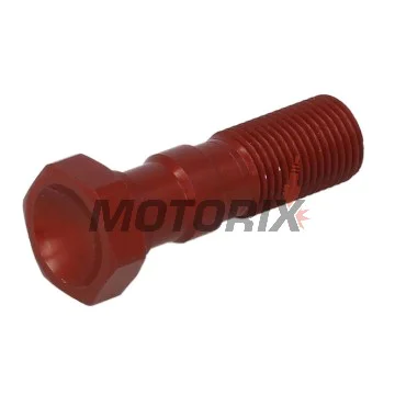 Banjo šroub -TRW- dvojitý, M10x1.00 (Brembo), Červený