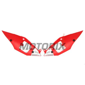 Zadní boční plasty -POLISPORT- červené, HONDA CRF 250 2018-2021