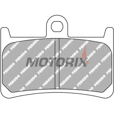 Brzdové destičky -FERODO- FDB605EF, Yamaha R1/R6, MT-07/09/10, FZ1/FZ6/FZ8 Fazer, FJR1300, TDM900, XJR1300, T-Max 530, Super Tenere 1200