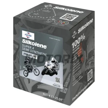 Motorový olej -SILKOLENE- 20W50, polosyntetika, 4L CUBE