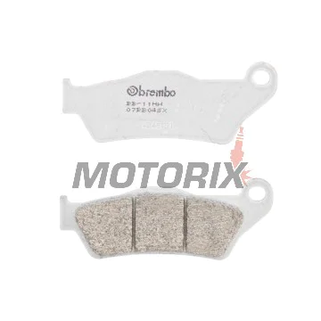 Brzdové destičky -BREMBO- 07BB04SX, Aprilia MX/Pegaso/RST, Ducati Monster/Multistrada, Gas Gas EC/Enducross, Husaberg FC/FE, Husqvarna CR/SM/TC/TE/WR, KTM Adventure/EXC/LC4/SX, Yamaha Majesty/TT 1994-2011