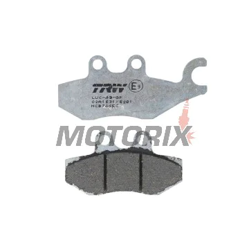 Brzdové destičky -TRW- MCB744EC, Aprilia SR, Sportcity; Derbi Boulevard; Vespa/Piaggio 946, Beverly, Carnaby, Fly, GT, GTS, GTV, Granturismo, Hexagon, Liberty, MP3, Primavera, Skipper, Sprint, Typhoon, X7, X8, X9, X10 (2000-2017)