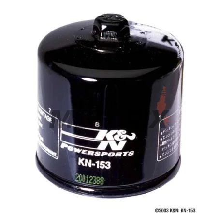 Olejový filtr -K&N- KN-153, s 17mm matice pro snadné povolení