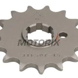 Přední pastorek -JT- JTF507,15, 15 zubů, Cagiva WMX 250 1989-1992, Husqvarna CR 250 1990-1997, CR 360 1992-1994, WR 250 1990-1998, WR 360 1992-2002, Kawasaki KDX 250 1982-1985, KX 250 1979-1986, KX 420 1980, KX 500 1983-1986