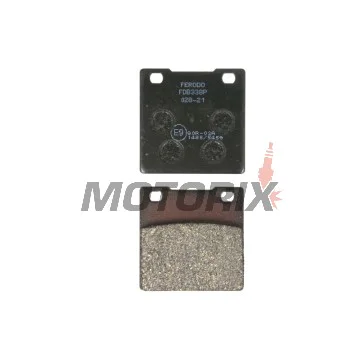 Brzdové destičky -FERODO- FDB338P, Kawasaki ZRX/ZX-12R/ZXR/ZZR 400-1200, Suzuki GS/Bandit/GSX/Hayabusa/GSX-R/RF/RG Gamma/SV/TL 250-1300 1983-2010