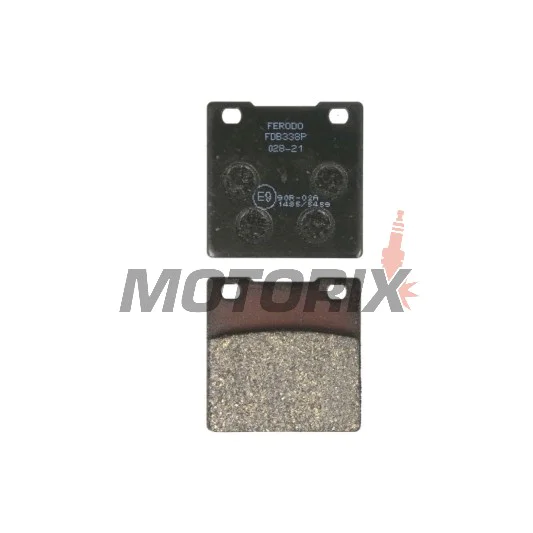 Brzdové destičky -FERODO- FDB338P, Kawasaki ZRX/ZX-12R/ZXR/ZZR 400-1200, Suzuki GS/Bandit/GSX/Hayabusa/GSX-R/RF/RG Gamma/SV/TL 250-1300 1983-2010