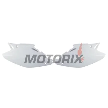 Zadní boční plasty -POLISPORT- bílé, HONDA CR 125/250 2002-2007