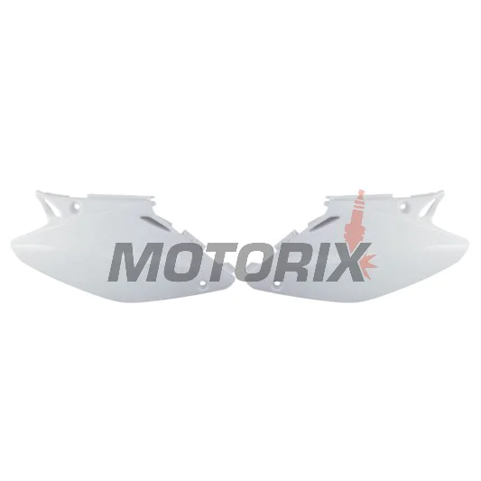 Zadní boční plasty -POLISPORT- bílé, HONDA CR 125/250 2002-2007