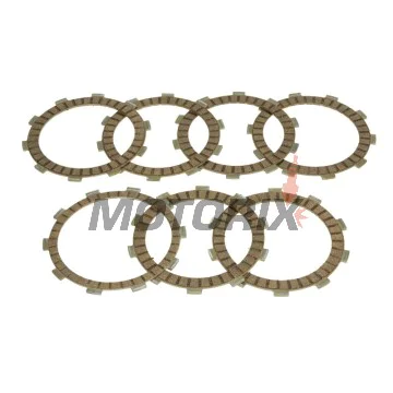 Sada spojkových lamel -FERODO- FCD1116, Honda CB500/500S & CB650F/E (1994-2017), CBF500 ABS (2004-2008), CBR400RR/650F (1990-2017), CRM250AR (1994-1998), NSR250R (1987-1993), VT600C Shadow (1988-2003), XL600V Transalp (1987-2000), Suzuki DR-Z