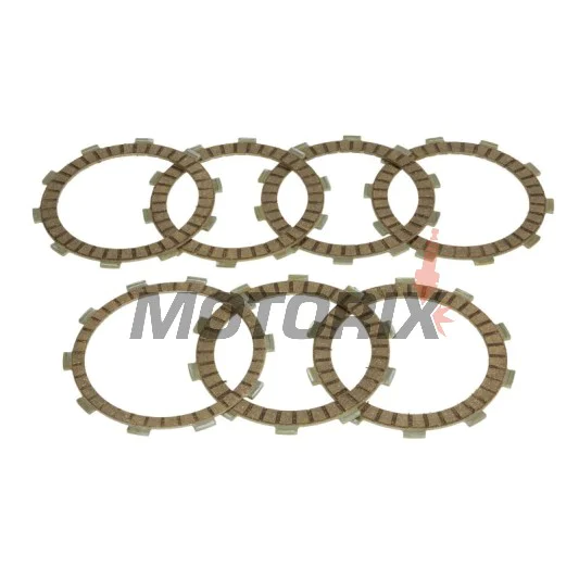 Sada spojkových lamel -FERODO- FCD1116, Honda CB500/500S & CB650F/E (1994-2017), CBF500 ABS (2004-2008), CBR400RR/650F (1990-2017), CRM250AR (1994-1998), NSR250R (1987-1993), VT600C Shadow (1988-2003), XL600V Transalp (1987-2000), Suzuki DR-Z