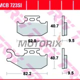 Brzdové destičky -TRW- MCB723SI, Bombardier DS/Outlander/Quest 330-650, Can-Am Outlander/Renegade/Maverick 250-1000, Suzuki Vinson/KingQuad 500-700, Yamaha Raptor/Rhino 660-700 (2000-2018)