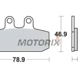 Brzdové destičky -TRW- MCB557, Aprilia Atlantic/Scarabeo/Sportcity 125-500, Leonardo 250-300, Tuareg 125-600, Cagiva Blues/Mito/Roadster 50-200, Gilera Dakota/ER/XRT 125-600, Honda NSR/CRM/XL 125, Malaguti Spider Max 500, Peugeot Speedake 50, Sachs Roadst