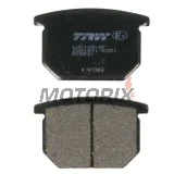 Brzdové destičky -TRW- MCB501, Suzuki GR 650X (1985-1989), GS 550/650 Katana/450E (1980-1988), GSX 400S Sport/750S Katana/1100E-EX (1980-1987)