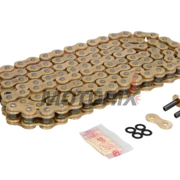 Řetěz -DID- 520ZVMXG&G-110, velikost 520, 110 článků, dvojité zesílený, zlatá