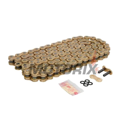Řetěz -DID- 520ZVMXG&G-110, velikost 520, 110 článků, dvojité zesílený, zlatá