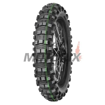 Zadní off-road pneumatika -MITAS- 140/80-18, TERRA FORCE-EF, super měkká, dvojité zelená
