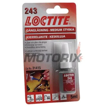 Zajišťovač závitů -LOCTITE- 243, proti samovolnému povolení, 5ml