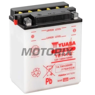 Akumulátor -YUASA- YB14-A2, 15Ah 12V