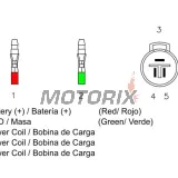 Regulátor dobíjení -DZE- regulátor dobíjení, 12V, 25A, HONDA TRX 300 1993-2000