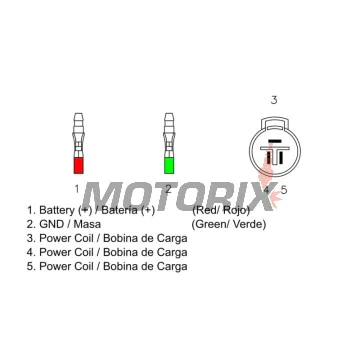 Regulátor dobíjení -DZE- regulátor dobíjení, 12V, 25A, HONDA TRX 300 1993-2000