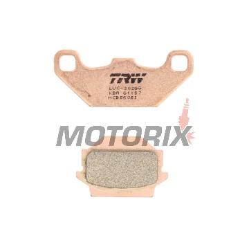 Brzdové destičky -TRW- MCB560SI, Kawasaki KEF300 Lakota/Lakota Sport (1995-2003), KFX250/KSF250 Mojave (1987-2004), KXF250 Tecate (1987-1989)