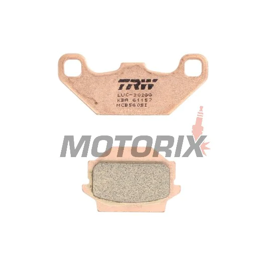 Brzdové destičky -TRW- MCB560SI, Kawasaki KEF300 Lakota/Lakota Sport (1995-2003), KFX250/KSF250 Mojave (1987-2004), KXF250 Tecate (1987-1989)
