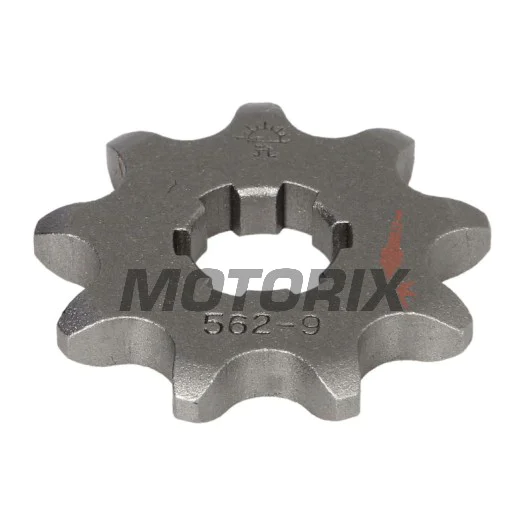 Přední pastorek -JT- JTF562,09, 9 zubů, Kawasaki KFX 50 2003-2006, Suzuki LT-A 50 2002-2005, ZR 50 1980-1981, Yamaha DT 50 1978-1980, 1989-1994