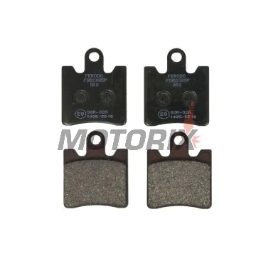 Brzdové destičky -FERODO- FDB2085P, Suzuki Burgman 250 400/Yamaha FJR 1300 ABS (1998-2009)