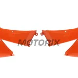 Přední boční plasty -POLISPORT- oranžové, KTM EXC, SX 125-380 2001-2004