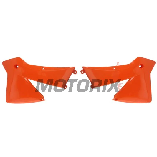 Přední boční plasty -POLISPORT- oranžové, KTM EXC, SX 125-380 2001-2004