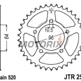 Zadní rozeta -JT- JTR254,50, 50 zubů, ocelový, Honda CBF 250 2004-2006, CBX 250 2001-2004