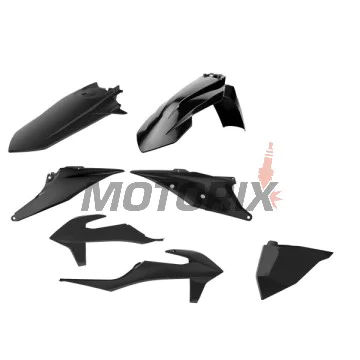 Sada plastů -POLISPORT- černé, KTM SX, SX-F 50-450 2019-2021