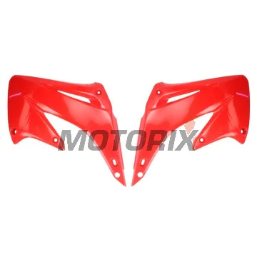 Přední boční plasty -POLISPORT- červené, HONDA CR 125/250 2002-2007