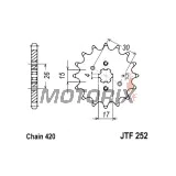 Přední pastorek -JT- JTF252,13, 13 zubů, Honda ATC 70 1978, 1982-1985, CB 50 1975-1982, CRF 80 2004-2013, MBX 50 1984-1986, ST 70 1990-1996, XR 80 1979-2003