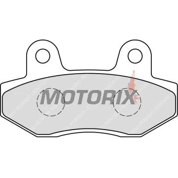 Brzdové destičky -FERODO- FDB312P, Honda CH Spacy/MBX 50-125, Hyosung GT/GV Aquila/Karion/XRX 125-650, Kymco Pulsar 125, Peugeot Django/Speedfight IV 50-125 1985-2015
