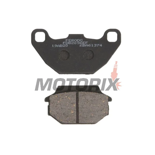 Brzdové destičky -FERODO- FDB2096EF, Kawasaki KFX 50/90 (2007-2017), Kymco Agility 125-200 (2008-2019), Like 50-200 (2009), MX/MXU 50-150 (2004-2010), People 50-500 (2000-2016), Vitality 50 (2004-2005)