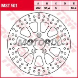 Brzdový kotouč -TRW- MST501, 292mm, Harley-Davidson Touring/Softail/Dyna/Sportster - Road King, Electra Glide, Fat Boy, Heritage, Night Train, Super Glide, XL 883/1200 (1999-2017)