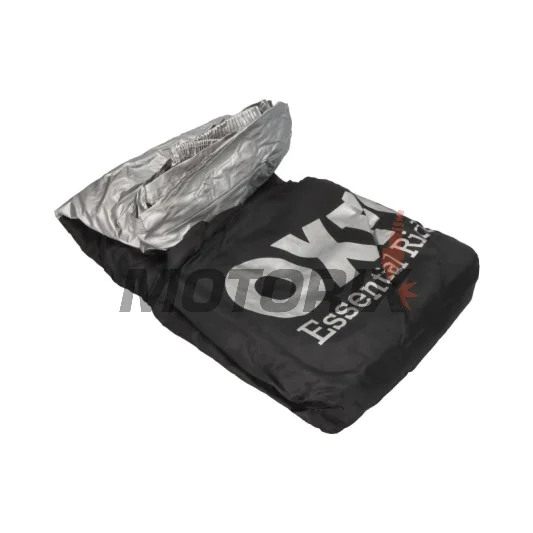 Plachta na motocykl -OXFORD- Aquatex, černá/stříbrná, XL