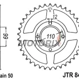 Zadní rozeta -JT- JTR849,38, 38 zubů, ocelový, Yamaha RD 400 1976-1977