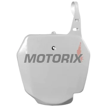 Motokrosová maska/tabulka startovního čísla -POLISPORT- bílá, SUZUKI RM 85 2002-2023